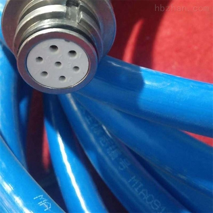 矿用通信七芯拉力电缆MHYBV带插头接头